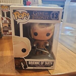 Funko Pop Brienne of Tarth with Blonde Hair and Brown Armor
